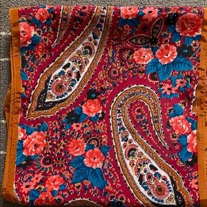 Vintage silky scarf